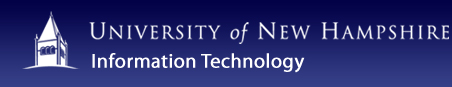 University of New Hampshire - 
Information Technology